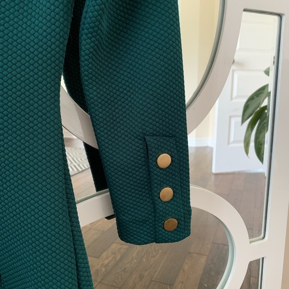 Forest green ribbed dress - Picture 3 of 5